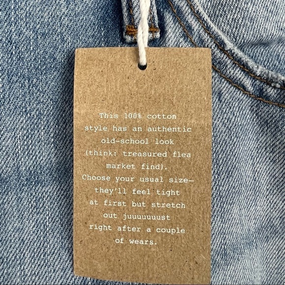 MADEWELL The Petite Perfect Vintage Jean in Fitzgerald Wash, Size 35P, NWT! - Picture 9 of 14